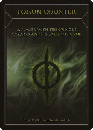 Poison Counter Token [New Phyrexia Tokens] | Dumpster Cat Games