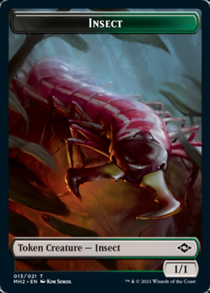 Insect Token [Modern Horizons 2 Tokens] | Dumpster Cat Games