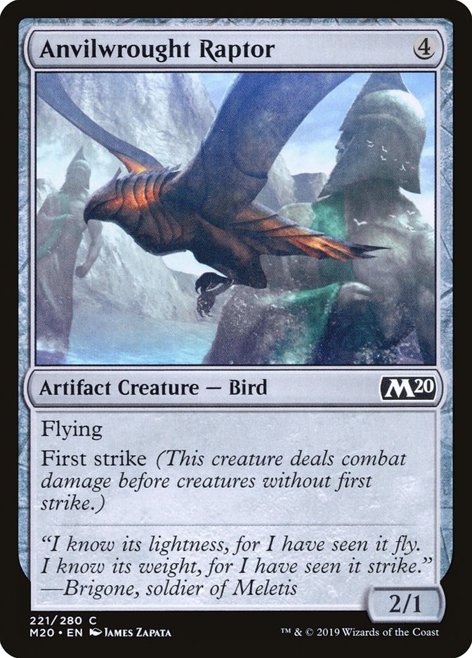 Anvilwrought Raptor [Core Set 2020] | Dumpster Cat Games