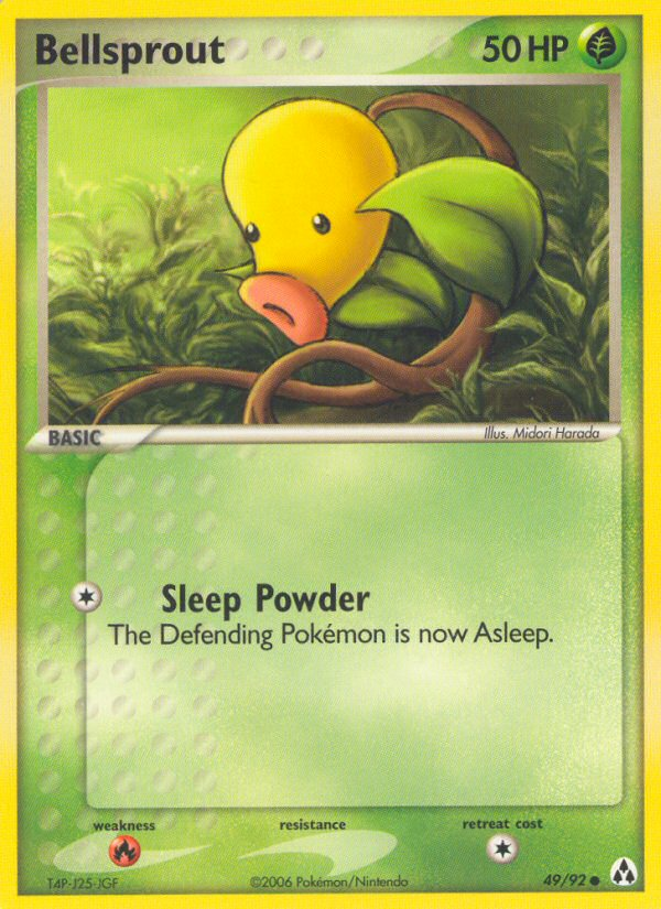 Bellsprout (49/92) [EX: Legend Maker] | Dumpster Cat Games