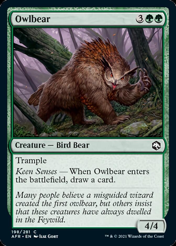 Owlbear [Dungeons & Dragons: Adventures in the Forgotten Realms] | Dumpster Cat Games