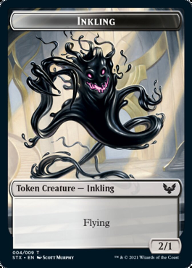 Elemental // Inkling Token [Strixhaven: School of Mages Tokens] | Dumpster Cat Games