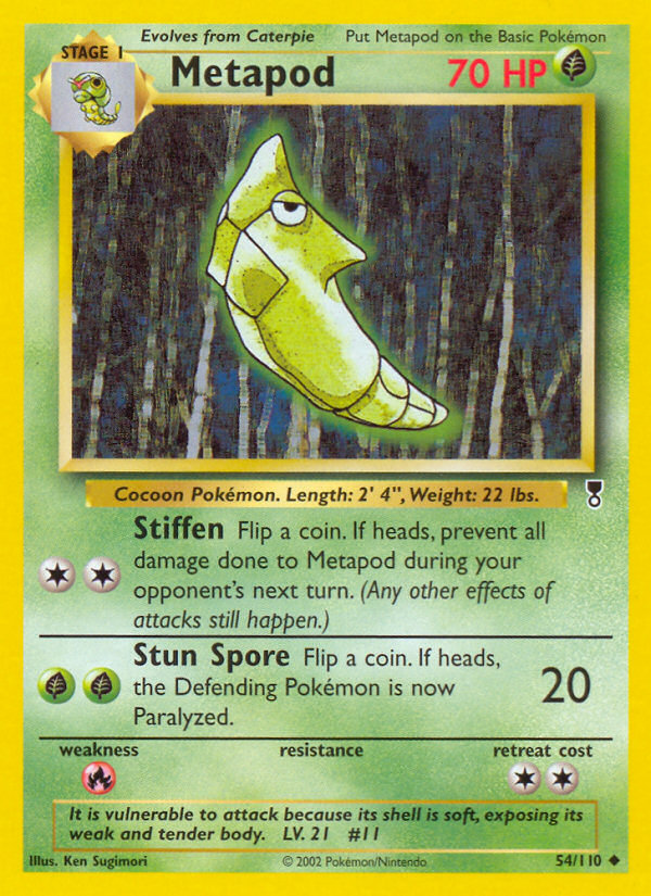 Metapod (54/110) [Legendary Collection] | Dumpster Cat Games