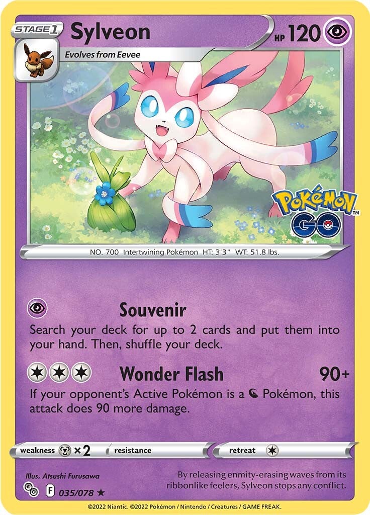 Sylveon (035/078) [Pokémon GO] | Dumpster Cat Games