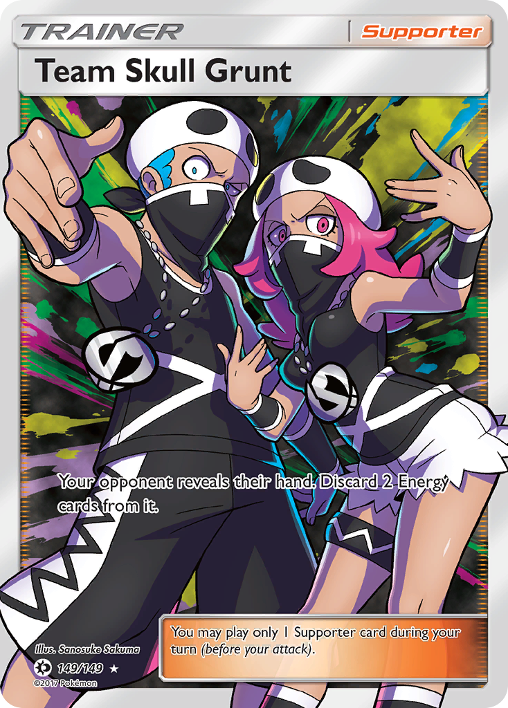 Team Skull Grunt (149/149) [Sun & Moon: Base Set] | Dumpster Cat Games