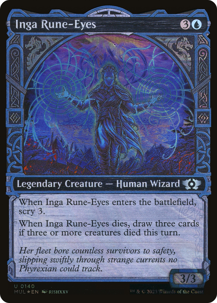 Inga Rune-Eyes (Halo Foil) [Multiverse Legends] | Dumpster Cat Games