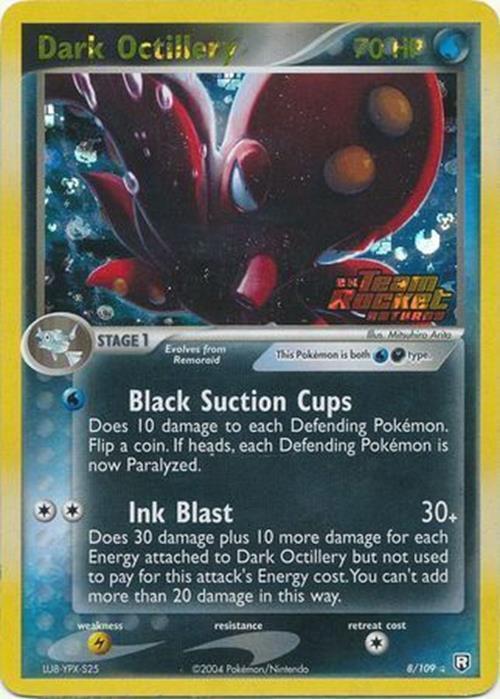 Dark Octillery (8/109) (Stamped) [EX: Team Rocket Returns] | Dumpster Cat Games