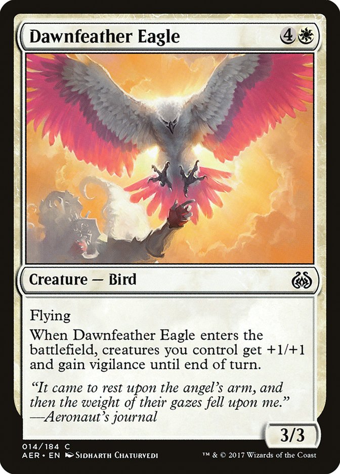 Dawnfeather Eagle [Aether Revolt] | Dumpster Cat Games