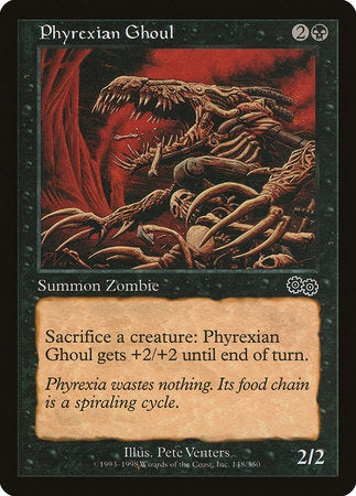 Phyrexian Ghoul [Urza's Saga] | Dumpster Cat Games