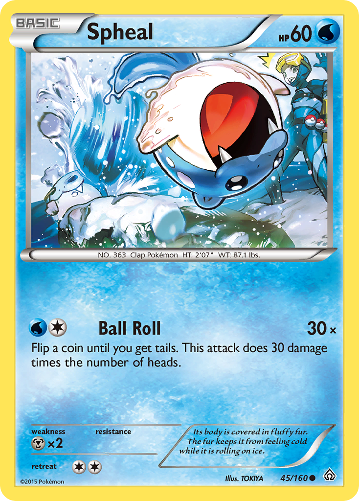 Spheal (45/160) [XY: Primal Clash] | Dumpster Cat Games