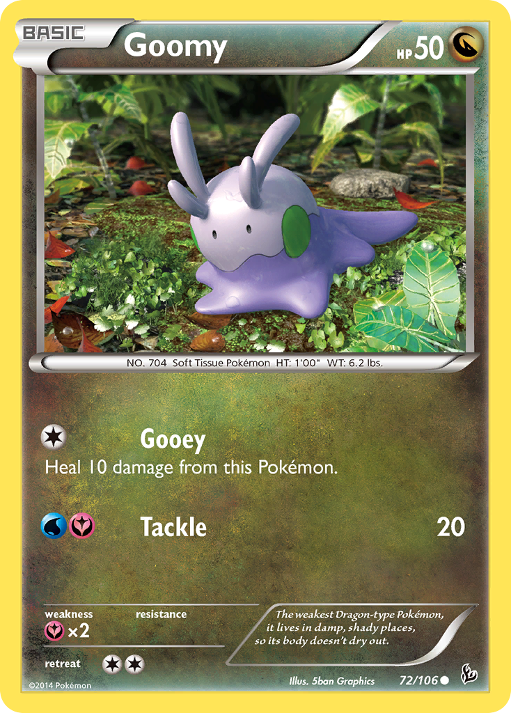 Goomy (72/106) [XY: Flashfire] | Dumpster Cat Games