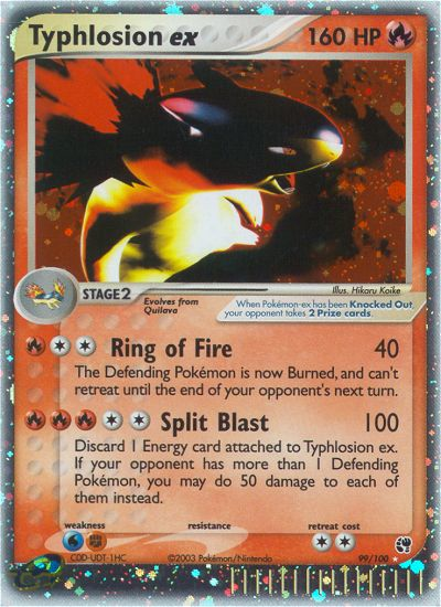 Typhlosion ex (99/100) [EX: Sandstorm] | Dumpster Cat Games