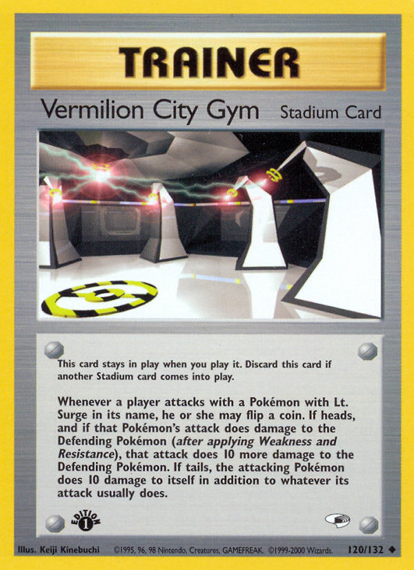 Vermilion City Gym (120/132) [Gym Heroes 1st Edition] | Dumpster Cat Games