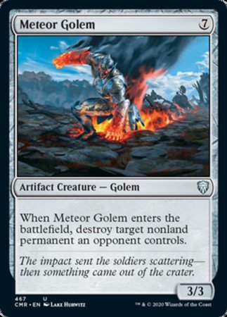 Meteor Golem (467) [Commander Legends] | Dumpster Cat Games