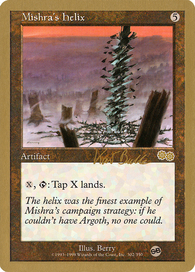 Mishra's Helix (Kai Budde) (SB) [World Championship Decks 1999] | Dumpster Cat Games