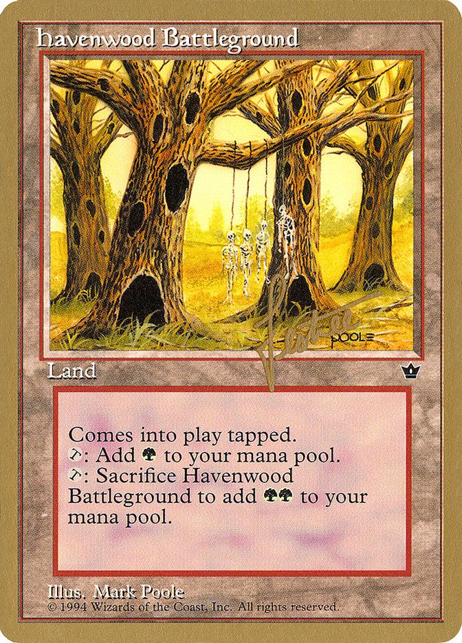 Havenwood Battleground (Bertrand Lestree) [Pro Tour Collector Set] | Dumpster Cat Games