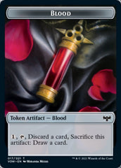 Blood // Slug Double-sided Token [Innistrad: Crimson Vow Tokens] | Dumpster Cat Games