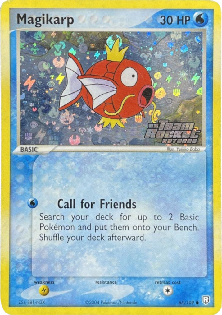 Magikarp (65/109) (Stamped) [EX: Team Rocket Returns] | Dumpster Cat Games