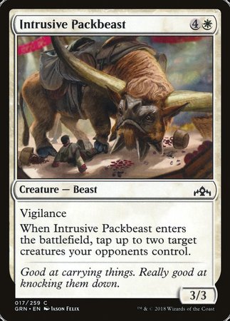 Intrusive Packbeast [Guilds of Ravnica] | Dumpster Cat Games