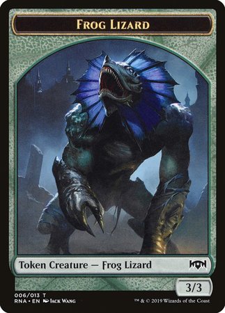 Frog Lizard Token [Ravnica Allegiance Tokens] | Dumpster Cat Games