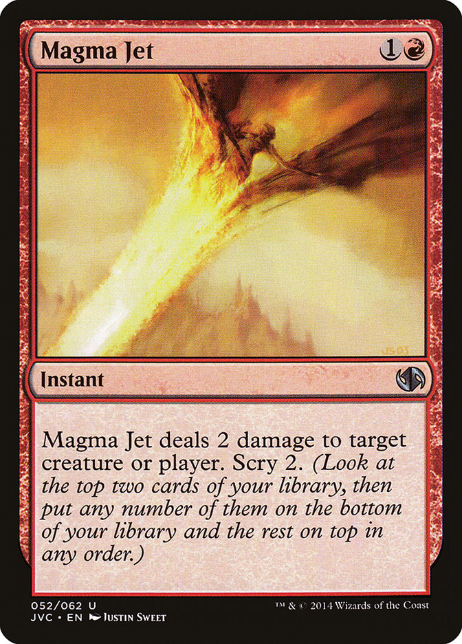 Magma Jet [Duel Decks Anthology] | Dumpster Cat Games