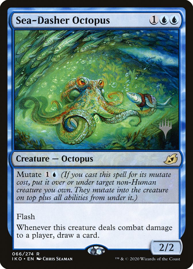 Sea-Dasher Octopus (Promo Pack) [Ikoria: Lair of Behemoths Promos] | Dumpster Cat Games