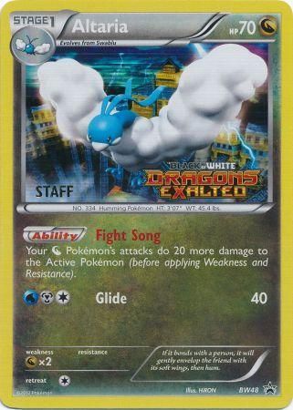 Altaria (BW48) (Staff Prerelease Promo) [Black & White: Black Star Promos] | Dumpster Cat Games