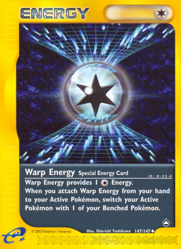 Warp Energy (147/147) [Aquapolis] | Dumpster Cat Games