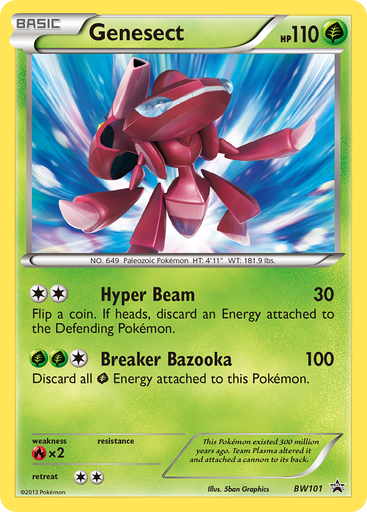 Genesect (BW101) [Black & White: Black Star Promos] | Dumpster Cat Games