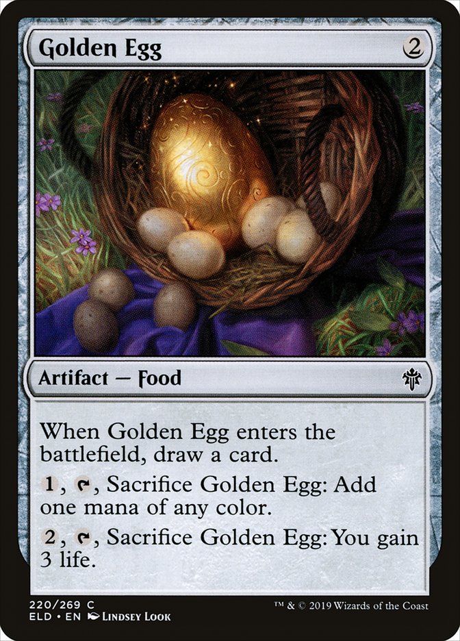 Golden Egg [Throne of Eldraine] | Dumpster Cat Games