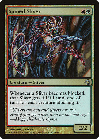 Spined Sliver [Premium Deck Series: Slivers] | Dumpster Cat Games