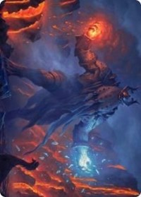 Aegar, the Freezing Flame Art Card [Kaldheim: Art Series] | Dumpster Cat Games