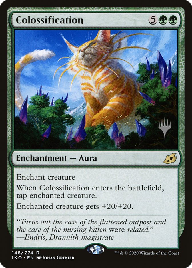 Colossification (Promo Pack) [Ikoria: Lair of Behemoths Promos] | Dumpster Cat Games