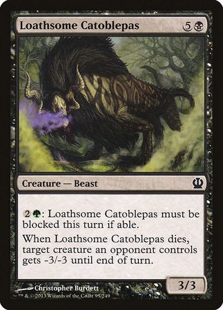 Loathsome Catoblepas [Theros] | Dumpster Cat Games