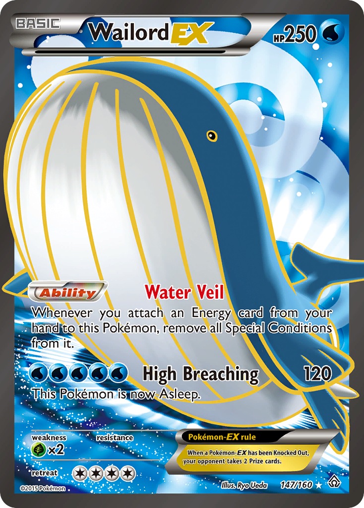 Wailord EX (147/160) [XY: Primal Clash] | Dumpster Cat Games