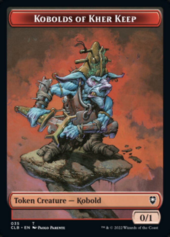 Kobolds of Kher Keep // Treasure Double-sided Token [Commander Legends: Battle for Baldur's Gate Tokens] | Dumpster Cat Games