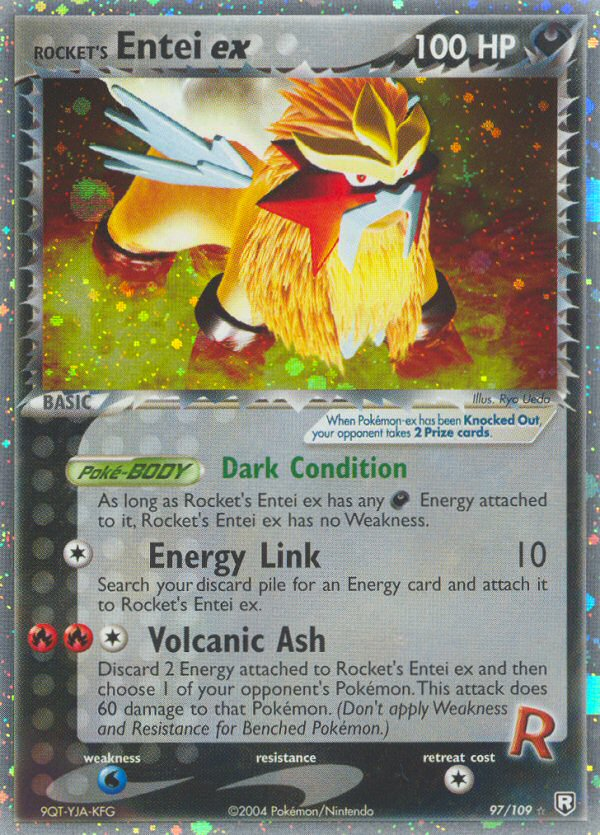 Rocket's Entei ex (97/109) [EX: Team Rocket Returns] | Dumpster Cat Games