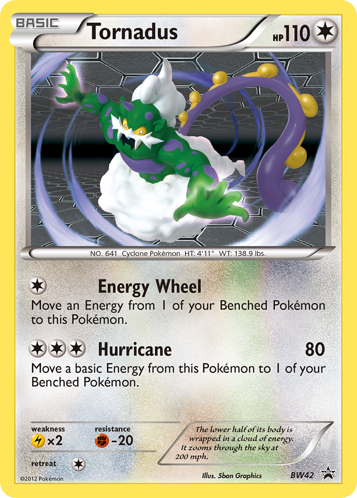 Tornadus (BW42) [Black & White: Black Star Promos] | Dumpster Cat Games