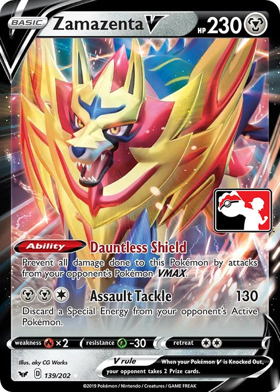 Zamazenta V (139/202) [Prize Pack Series One] | Dumpster Cat Games