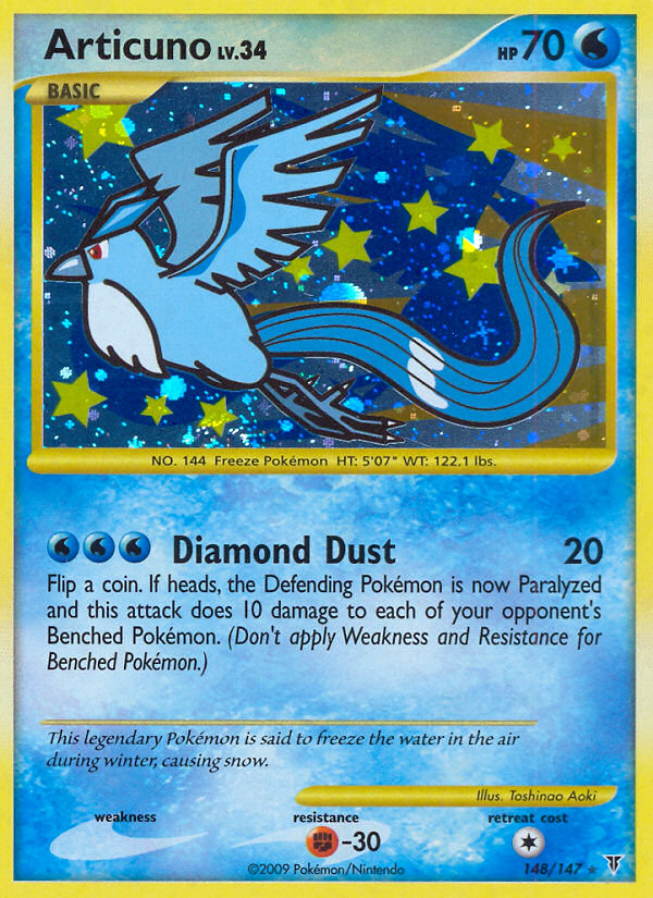 Articuno (148/147) [Platinum: Supreme Victors] | Dumpster Cat Games