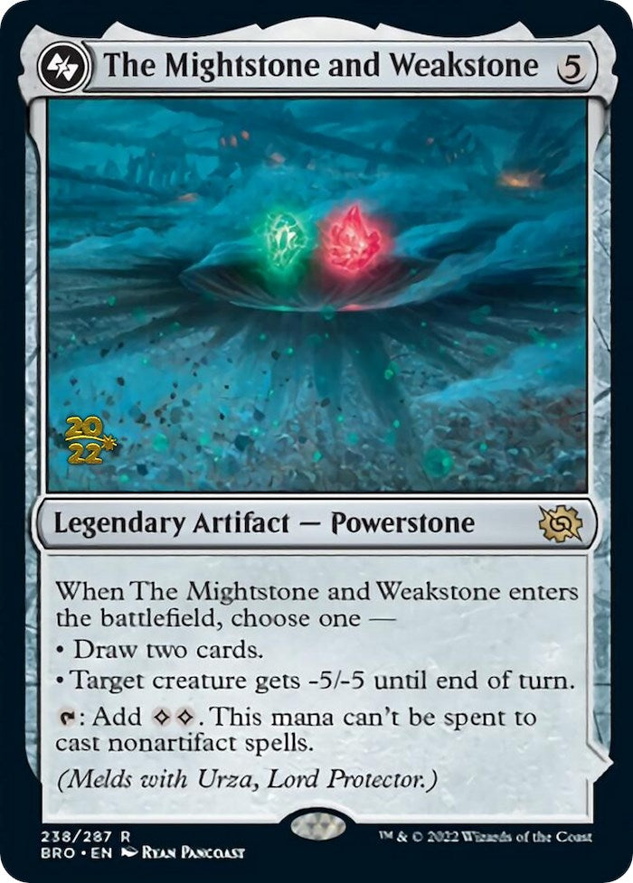 The Mightstone and Weakstone [The Brothers' War: Prerelease Promos] | Dumpster Cat Games