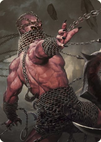 Chain Devil Art Card [Commander Legends: Battle for Baldur's Gate Art Series] | Dumpster Cat Games