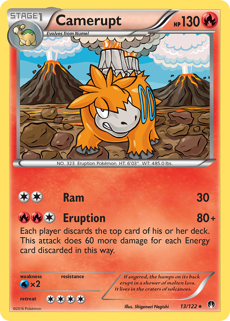 Camerupt (13/122) [XY: BREAKpoint] | Dumpster Cat Games