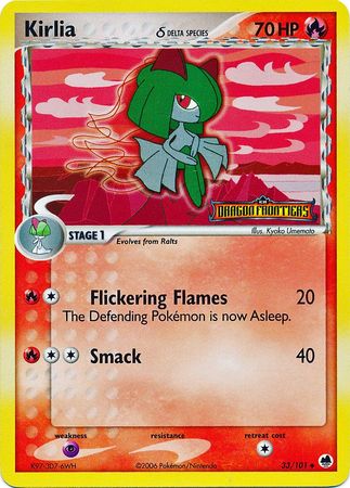 Kirlia (33/101) (Delta Species) (Stamped) [EX: Dragon Frontiers] | Dumpster Cat Games