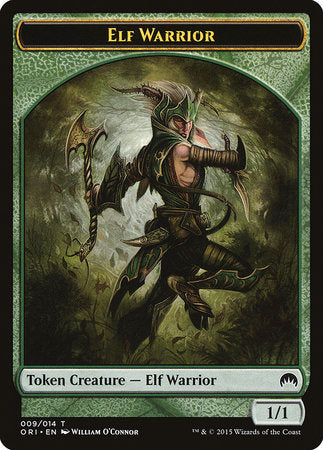 Elf Warrior Token [Magic Origins Tokens] | Dumpster Cat Games