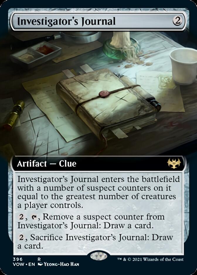 Investigator's Journal (Extended) [Innistrad: Crimson Vow] | Dumpster Cat Games