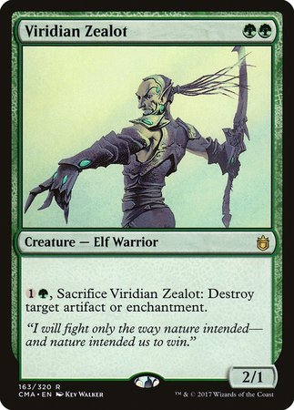 Viridian Zealot [Commander Anthology] | Dumpster Cat Games