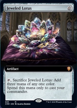 Jeweled Lotus (Extended Art) [Commander Legends] | Dumpster Cat Games