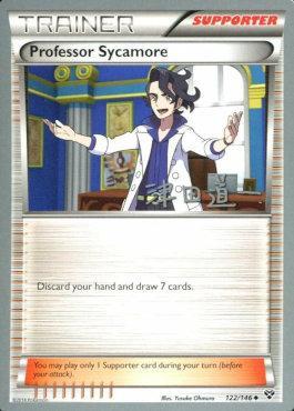 Professor Sycamore (122/146) (Crazy Punch - Michikazu Tsuda) [World Championships 2014] | Dumpster Cat Games