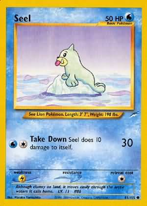 Seel (81/105) [Neo Destiny Unlimited] | Dumpster Cat Games